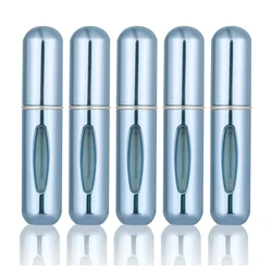5 - Piece Set: Portable Mini Refillable Perfume Spray Bottles (5PCS Bright Blue)