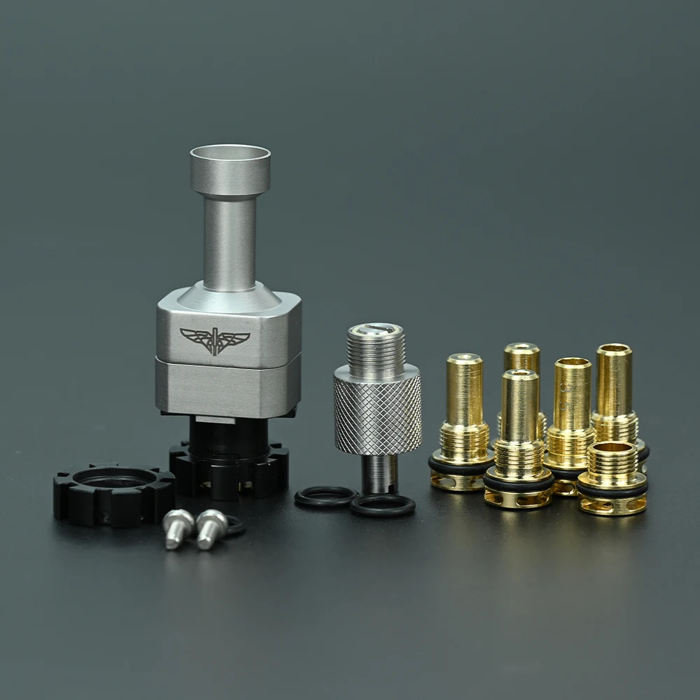 

Подводная лодка Wolfcoolvape GG, мост RBA для резервуара заготовки/BB/Boro, модель 316SS пневматический контакт 1,0/1,2/1,5/2,5/3,5/4,5 мм