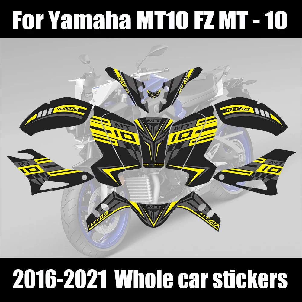 

Защитная накладка на бак для Yamaha MT10 FZ MT-10, наклейки, обтекатель, брызговик, лобовое стекло, защита рук, наклейка 2016 2017 2018 2019 2020 2021