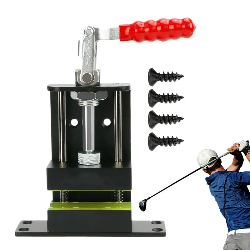 

Golf Club Regrip Vise Tool Professional Golf Club Gripping Station Quick Shaft Clamp Grip Remover Golf Workshop Supplies