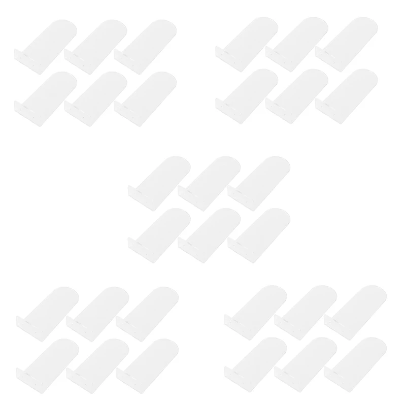 

30 Pack Floating Shoe Shelves,Transparent Acrylic Wall Mounted Shoe Display Shelves,For Display Collectible Shoe&Sneaker