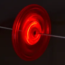 

Plastic Luminous Hand Pull Rope Flywheel Flashing Glowing In The Dark Led Lighting Up Kids Toys for Children Flying Novelty Ball