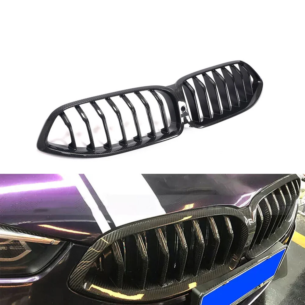 Real-Carbon-Fiber-NEW-8-Series-M8-Front-Kidney-Grille-for-BMW-G14-G15 ...