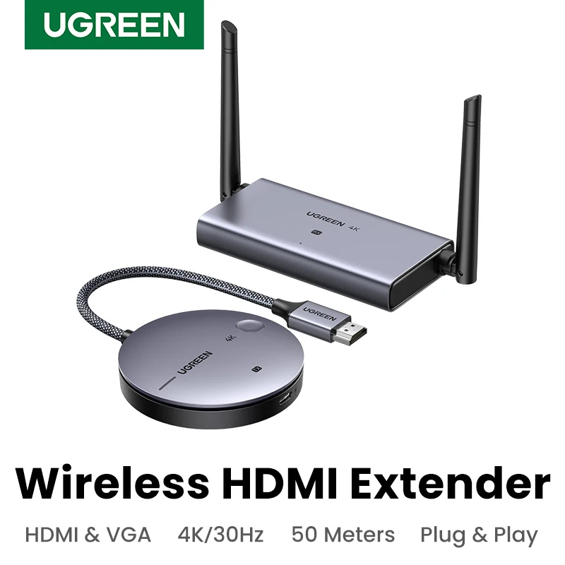 ワイヤレスHDMIトランスミッター UGREEN CM506 新商品】Wi-Fiや