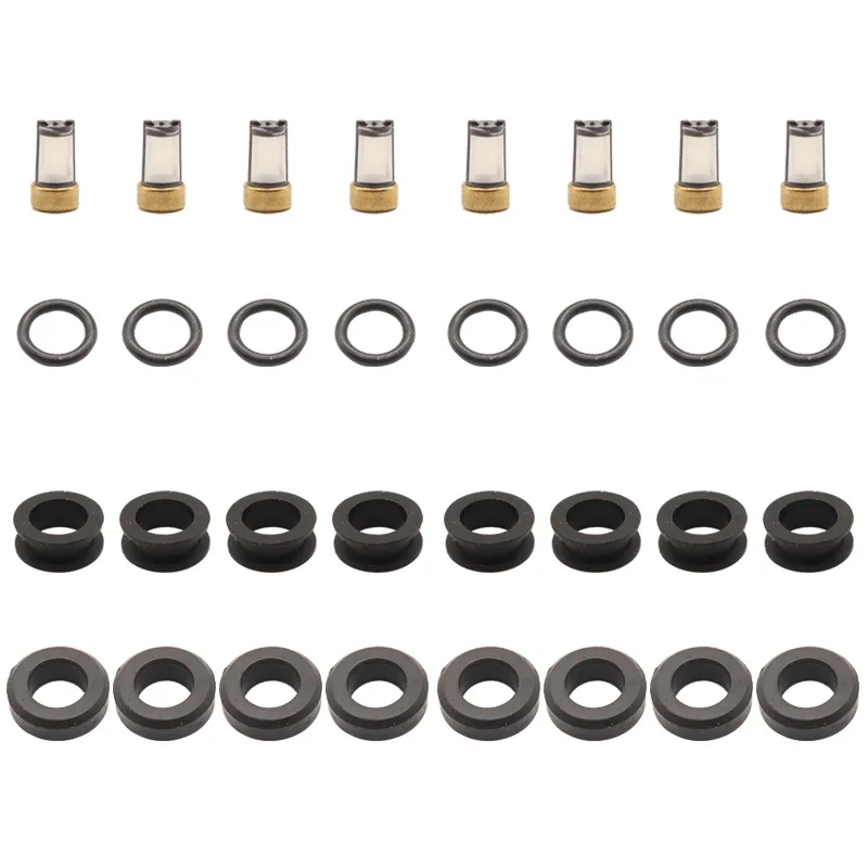 Fuel Injector Service Repair Kit Filters Orings Seals Grommets for Yamaha 2002-2004 Waverunner SX230 AR230 FX FX140 CDH210N