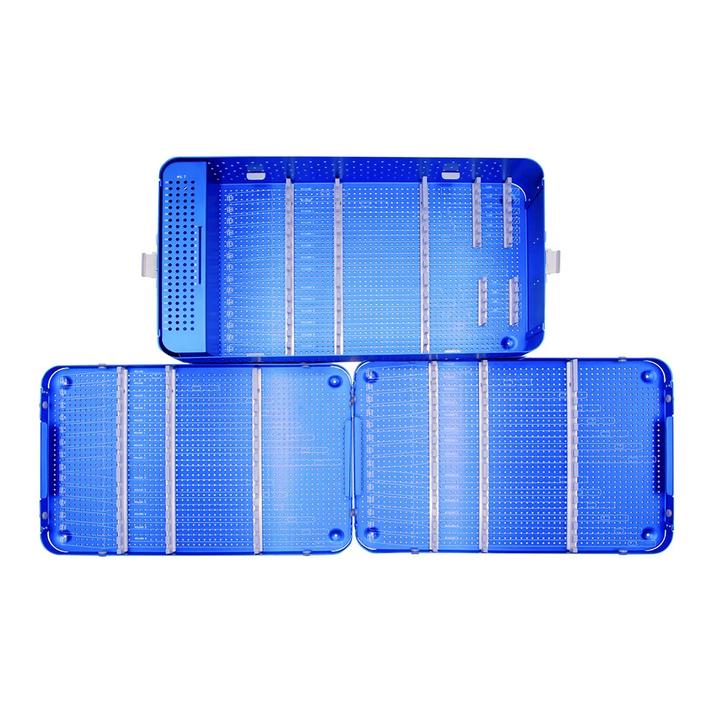 

High Quality Orthopedic Implants Surgical Instruments Disinfection Box Intramedullary Nail PFNA Sterilization Screw Box