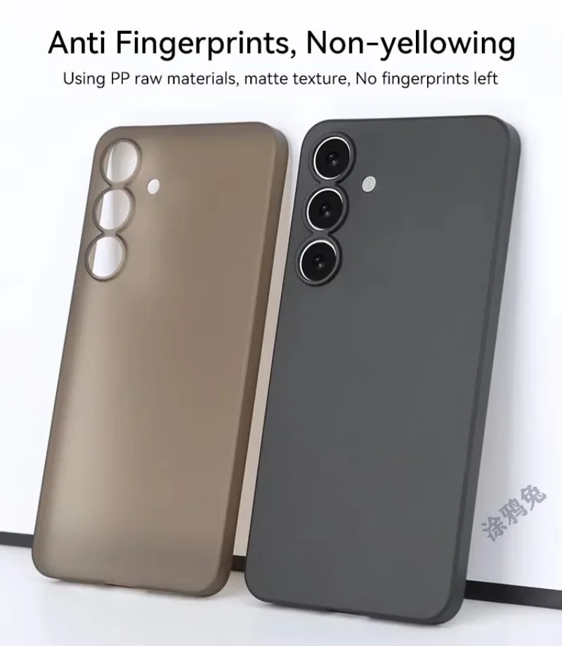 Ultra Thin Lightweight Matte Anti-fingerprint Phone Case - 0.5MM Slim Cover