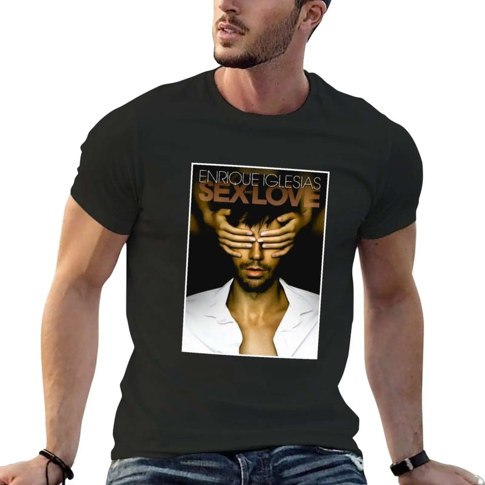 

ENRIQUE IGLESIAS T-Shirt custom t shirt cute clothes funny t shirt blank t shirts men clothings