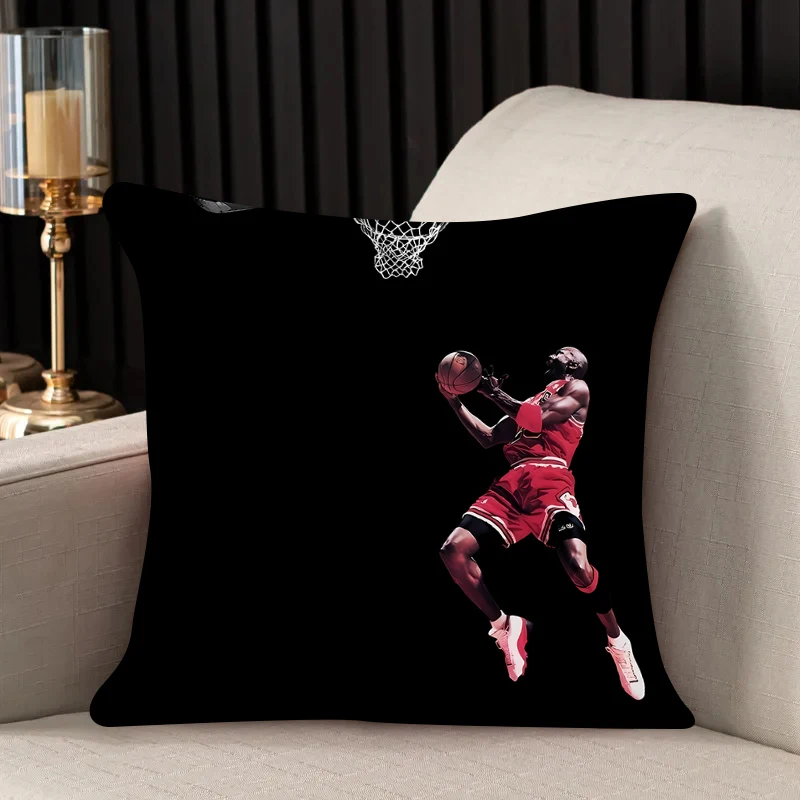 Description Picture 6 of itemPillow case Basketball J-James Double-sided Printed Sofa Cushion Cover Headrest Backrest Chair Cushion Cover Fashion Custom Gift