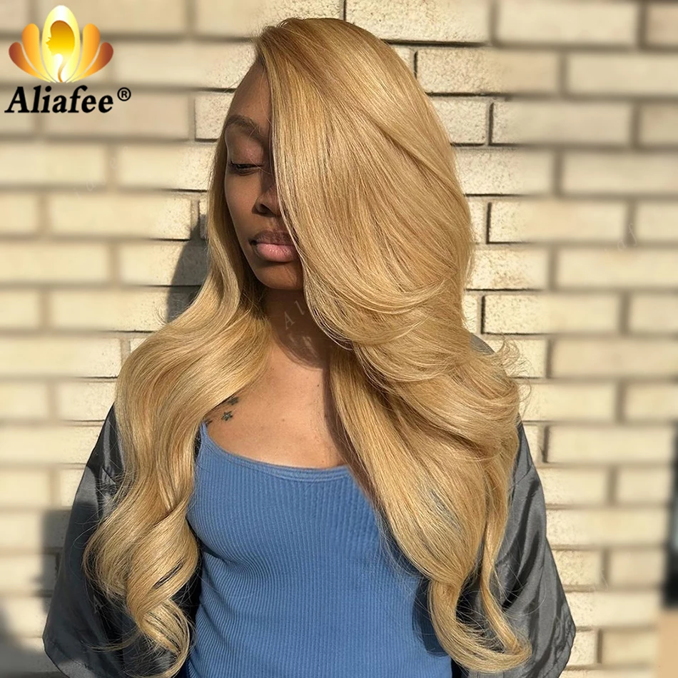 

Honey Blonde hd 13X6 Lace Frontal Human Hair Body Wave Wigs Ash Blonde 13X4 Lace Front Wig Preplucked Human Hair for Women