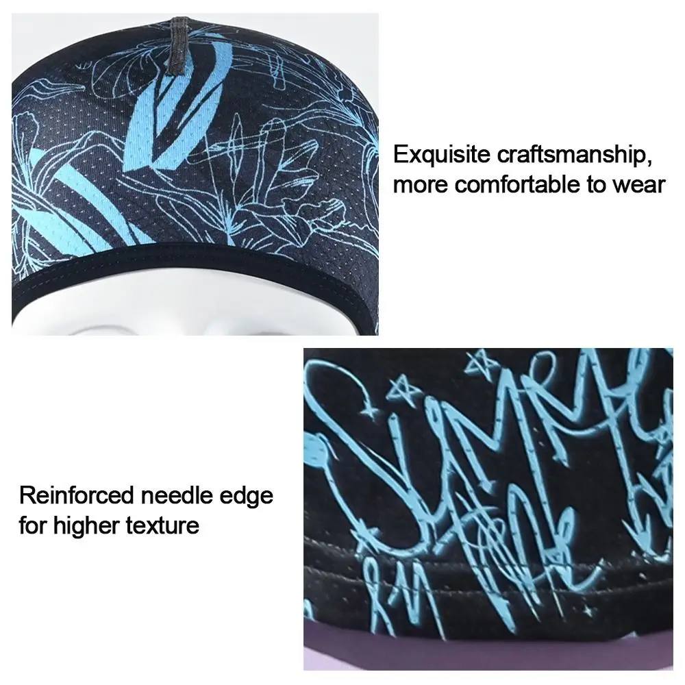 Men's Caps Cycling Balaclava Full Face Ski Mask Bicycle Hat Windproof Breathable Anti-UV Motocross Motorcycle Helmet Liner Hats 2