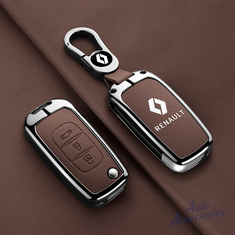 Shell For Kwid Car Key Case Shell Cover Holder Fob for Renault Kwid 2023 Trafic Clio ...