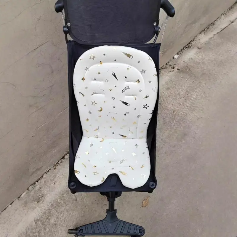  유모차 쿠션 패드 캐리지 쿠션 편안한  여행을위한 통기성 직물이있는 유니버설 피트 시트 라이너