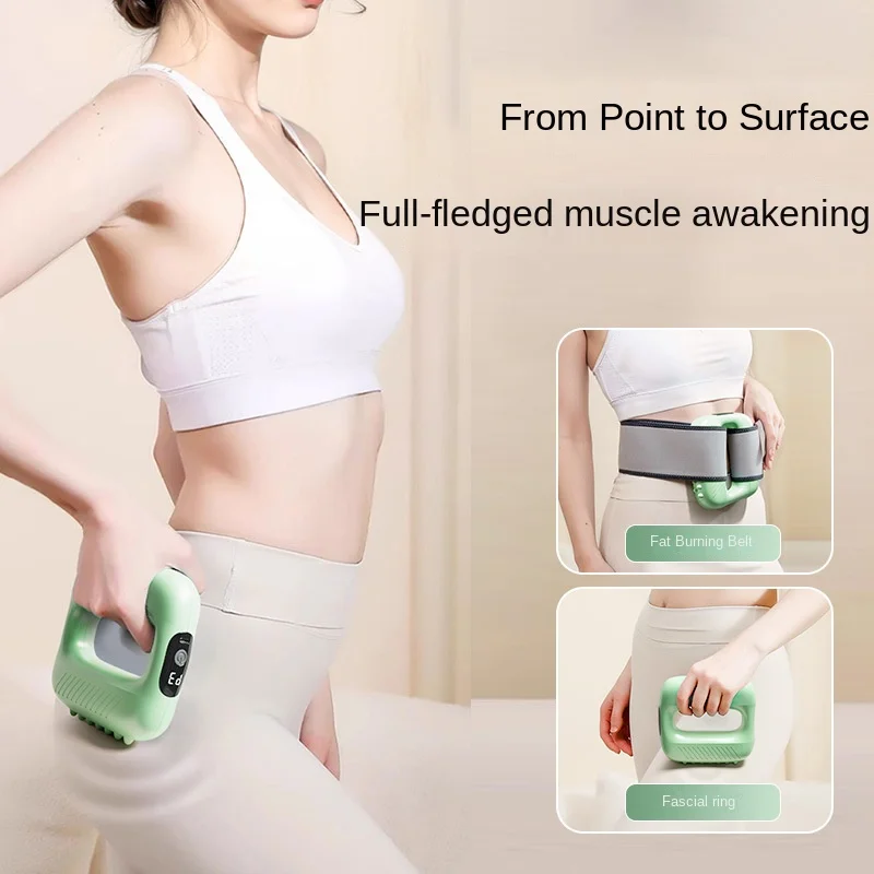 GYM Fat Reducer Fitness vibration Physiotherapy Fascia Ring Liposuction For Relaxing Portable Muscles Massager LCD For Home Use