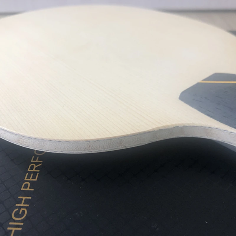 Stuor Nobilis GOLD Carbon Fiber Hinoki Table Tennis Blade Ping Pong Racket 7 layers With Built-out Paddle Racket for Fast Attack