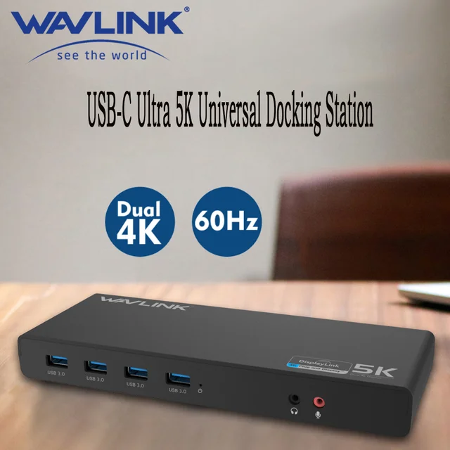 WAVLINK USB-C Ultra 5Kユニバーサルドッキングステーション