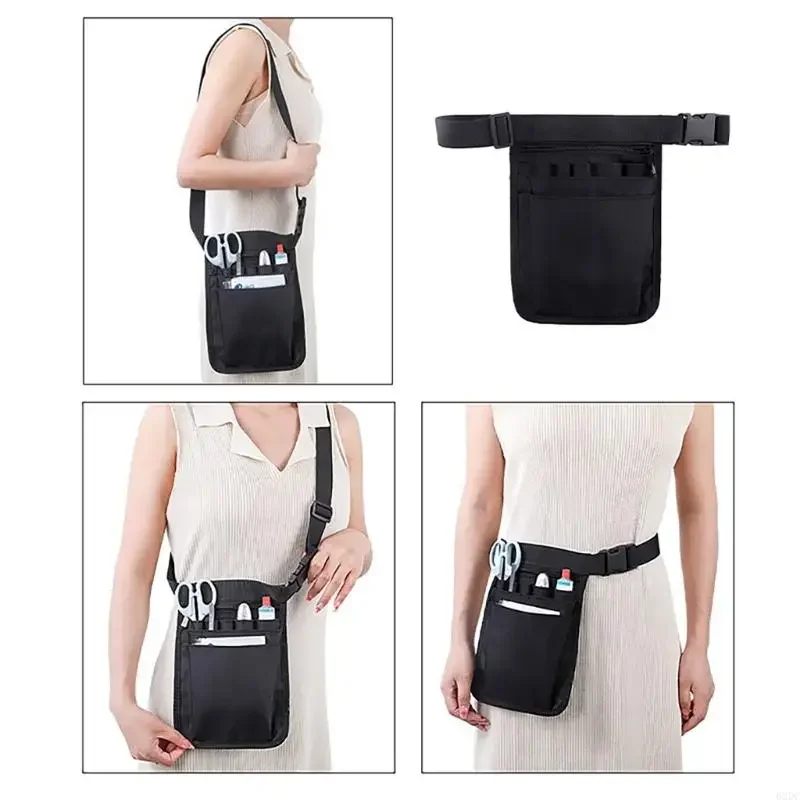 Waist Bag Multi-pocket Oxford cloth multifunctional waist bag cloth storage outdoor storage bag toolkit waist crossbody adjustable