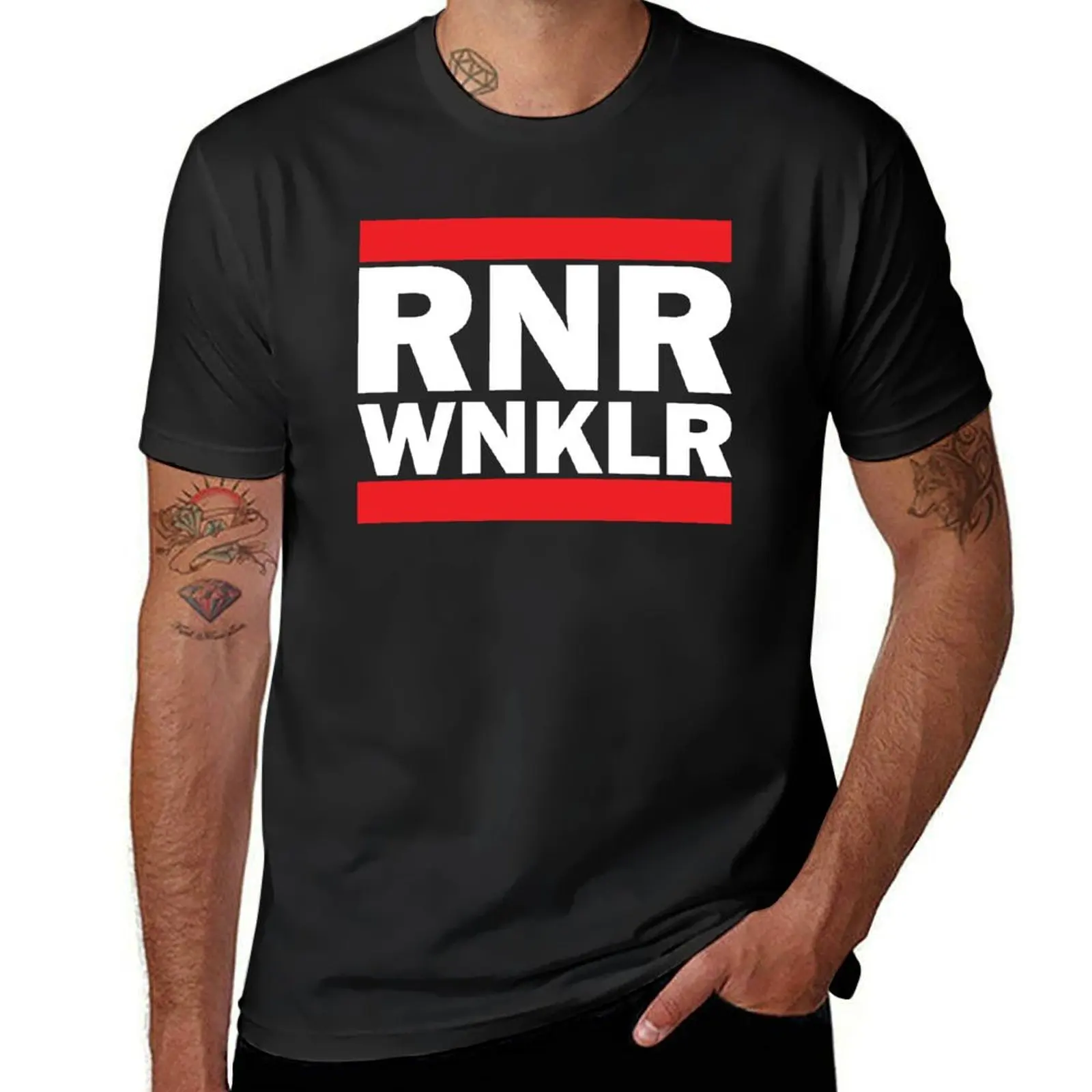 

RNR WNKLR (Rainer Winkler) футболки быстросохнущие для мальчиков белые мужские футболки повседневные стильные