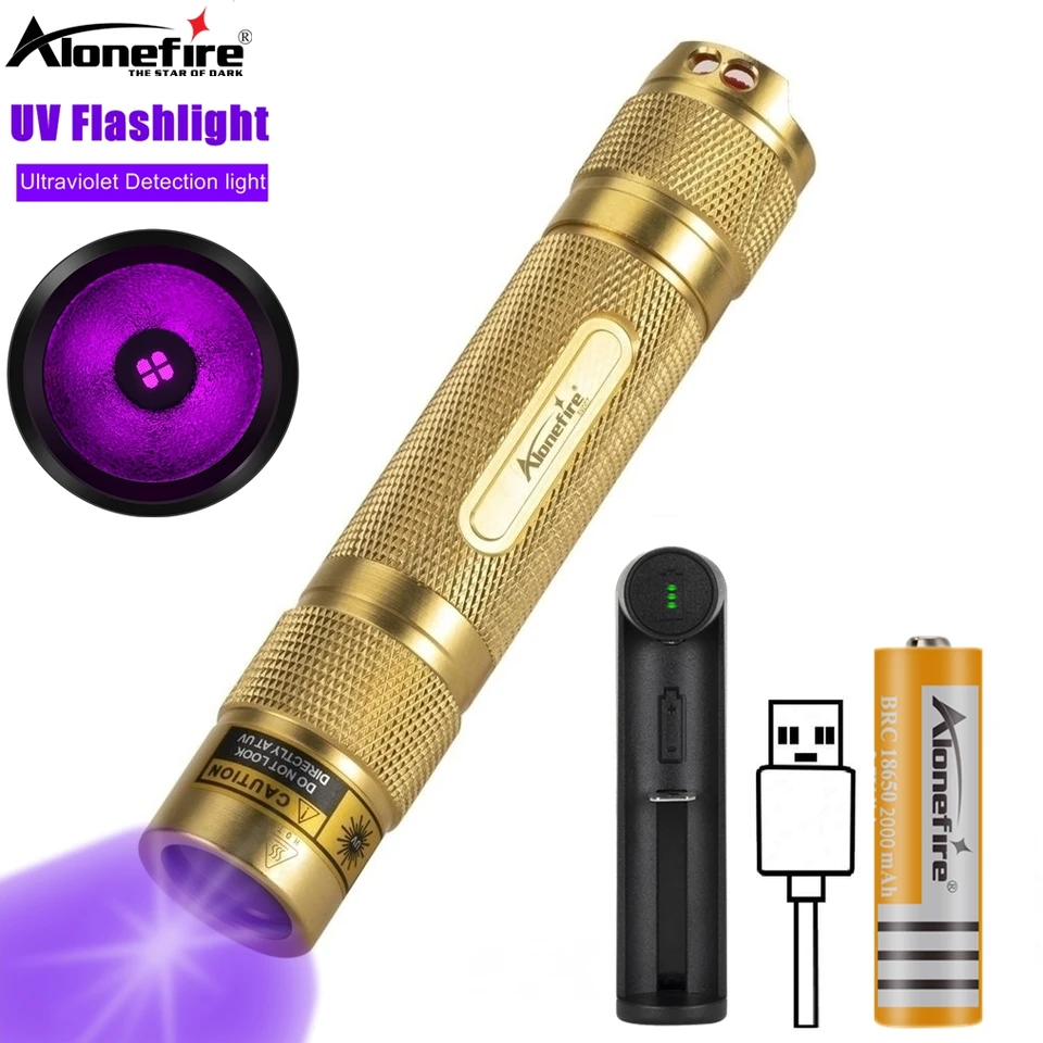 Uv Flashlight For Rocks 20W 365nm UV Flashlight USB Rechargeable UV Light High Power Black Pet Urine Detection Resin Curing Minerals Blood Tracking Scorpion Rockhounding Yooper Blood Tracking Light