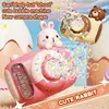 Electric Bubble Machine Camera-Shaped Automatic Bubble Toys Cartoon Cute Bubble Blower Portable Kids Toys for Outdoor Games 1