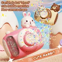 Electric Bubble Machine Camera-Shaped Automatic Bubble Toys Cartoon Cute Bubble Blower Portable Kids Toys for Outdoor Games 1