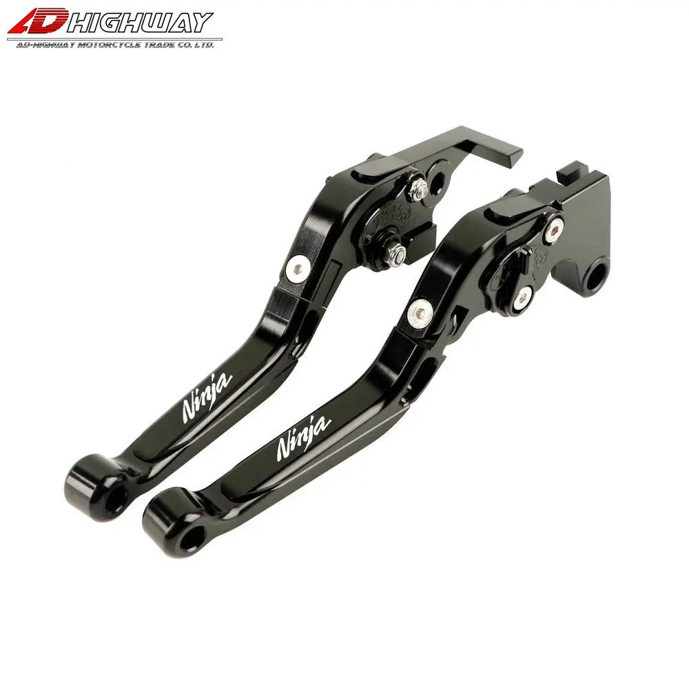CNC Brake Handle Bar Lever Extendable Folding Adjustable Brake Clutch Levers For Kawasaki NINJA 400 250 300 400 125 Z125 / SL