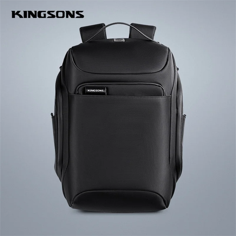 

Men Backpack Kingsons Business Waterproof Anti-theft Laptop 15.6 Inch 2023 New Fashion School Bags for College Student