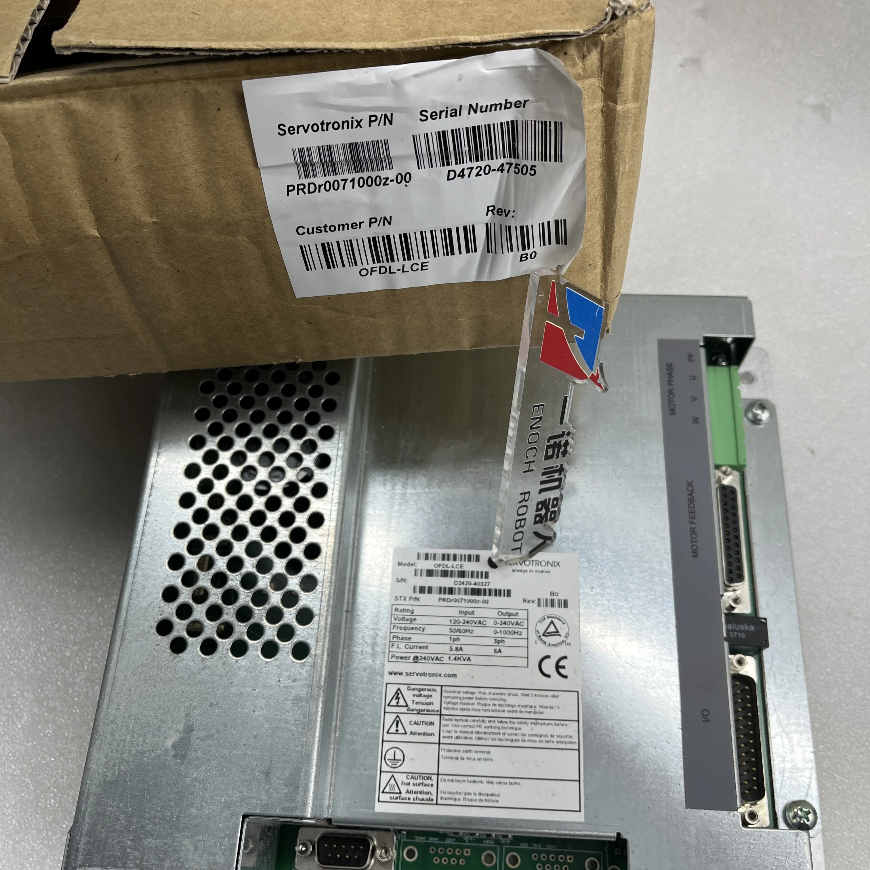 OFDL-LCE PRDR0071000Z-00 Controller SERVOTRONIX Kollmorgen NEW Brand Servo Drive IN STOCK