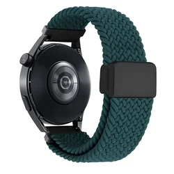 Braided Nylon Breathable Strap 22mm with Parachute Buckle - 1PCS 22mm (Rock blue)