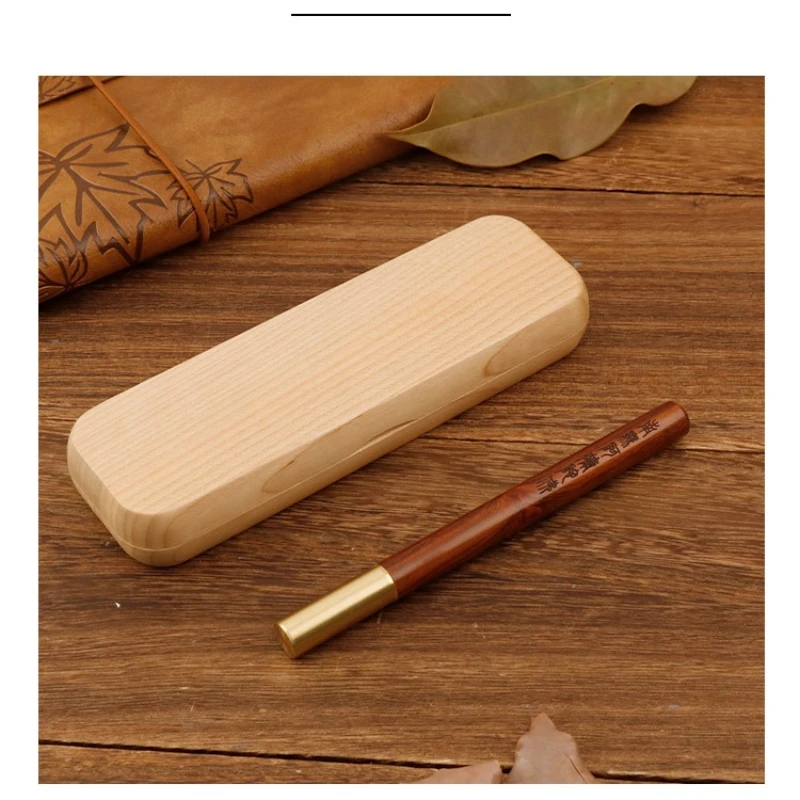Elegant Wooden Pen Box - Premium Gift Packaging for Business and Stationery