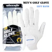 1Pc Left Hand Men’s Golf Glove Anti-Slip Nanoscale Cloth With Breathable Airhole,Fits For All Weather 1
