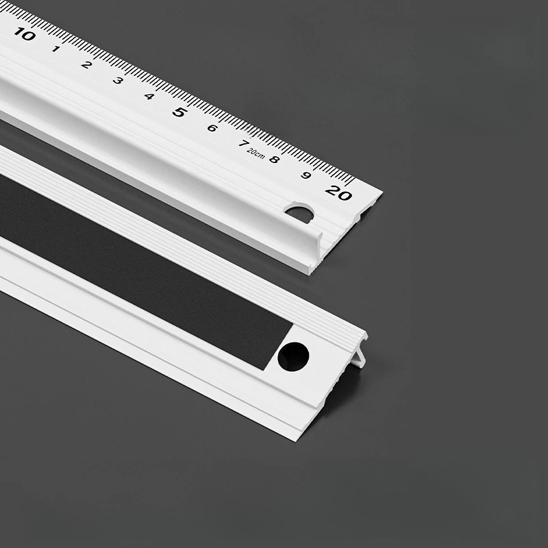 20-100cm 알루미늄 합금 자, 광고용 절단 보호 자, 두꺼운 드로잉 아트 자, 가이드 자, 귀여운 용품 자