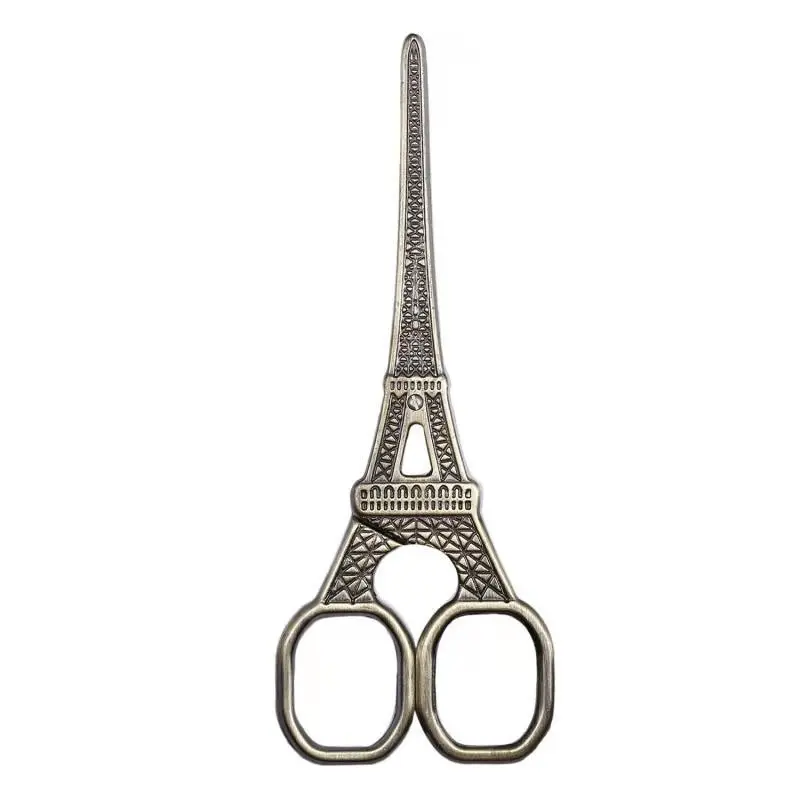 1PC Eyebrow Trimming Scissors Vintage Stainless Steel Portable