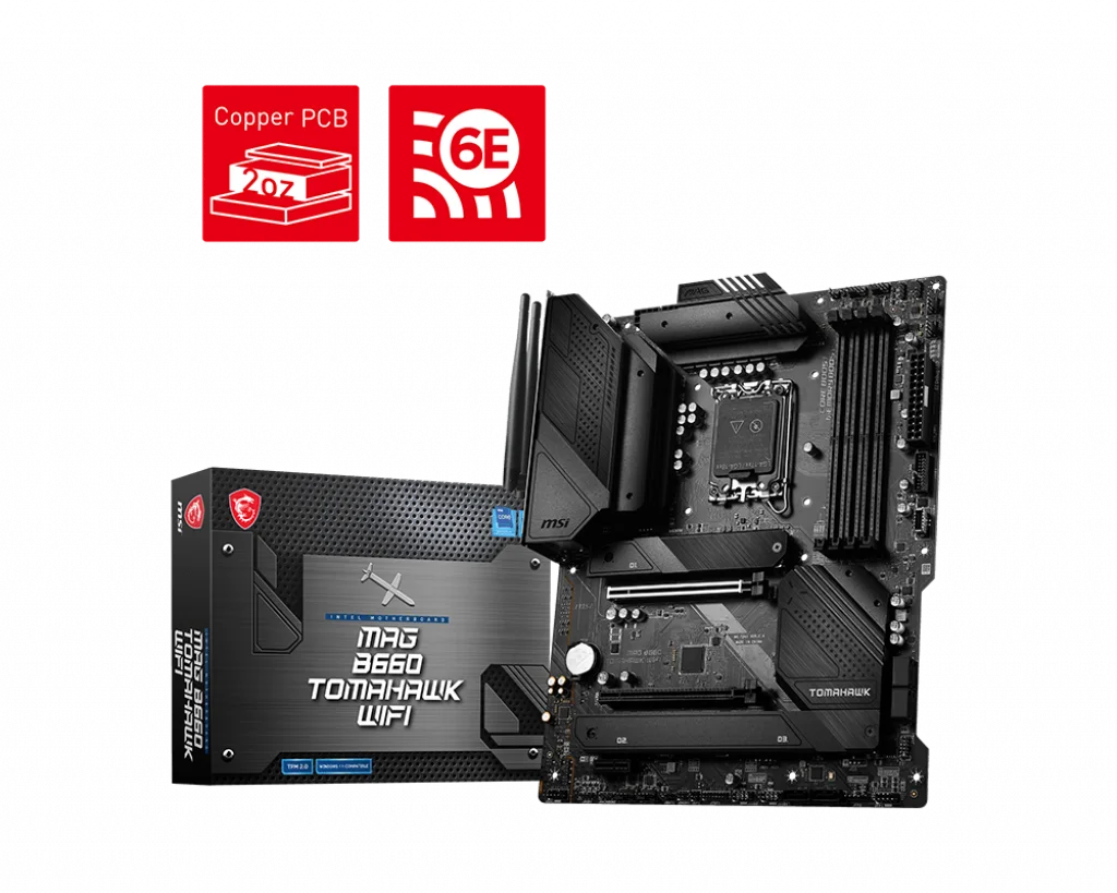 Scheda Madre Del Computer B660 Tomahawk Wifi Ddr5