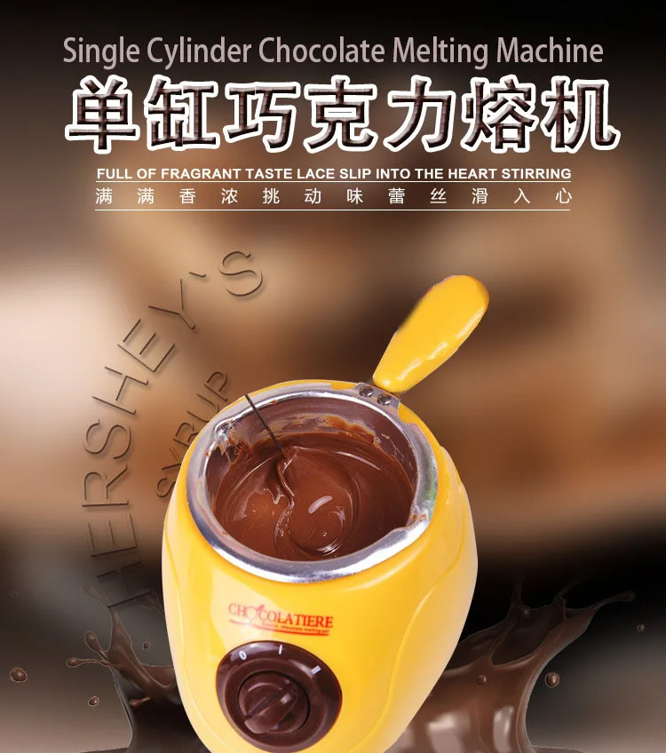 Description Picture 2 of itemHousehold Chocolate Melting Furnace DIY Handmade Chocolate Machine Electric Heating Butter Melting Pot Fondue Mold Baking Tools