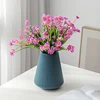 Nordic Creative Vase Home Decor Flower Arrangement Container for Homes Wet and Dry Planter Imitation Ceramic Plastic Crafts 6