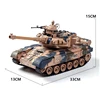 Rc Tank Shoot Bullet 300° Rotation Turret Electronic Remote Control Tank With Sound LED Up and Down Gun Barrel Kid Birthday Gift 6