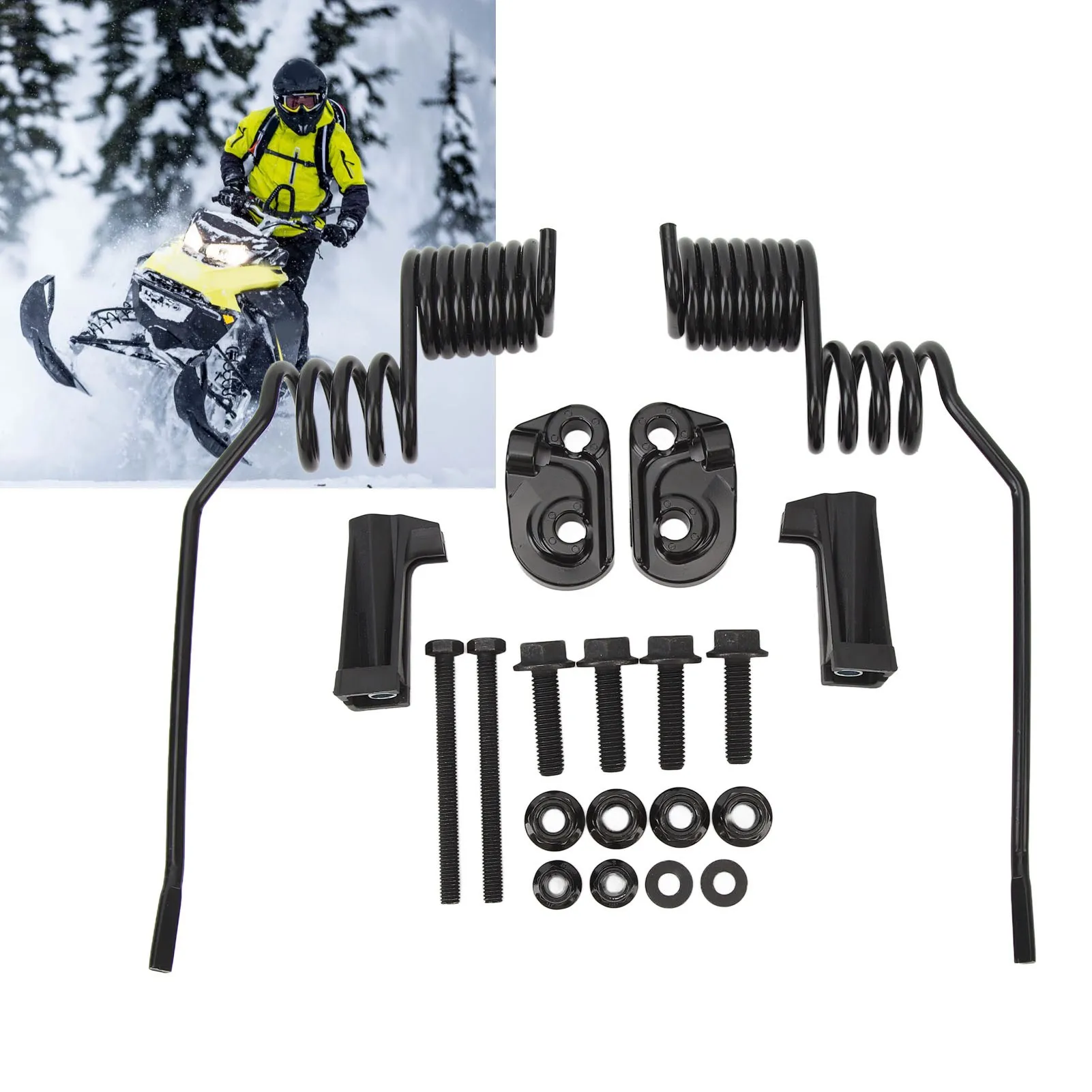 Spring Style Ice Scratcher for Ski-Doo REV G4 REV‑XM REV‑XP Chassis Summit Models 800R Summit Everest P‑TEK snowmobile ice scratchers