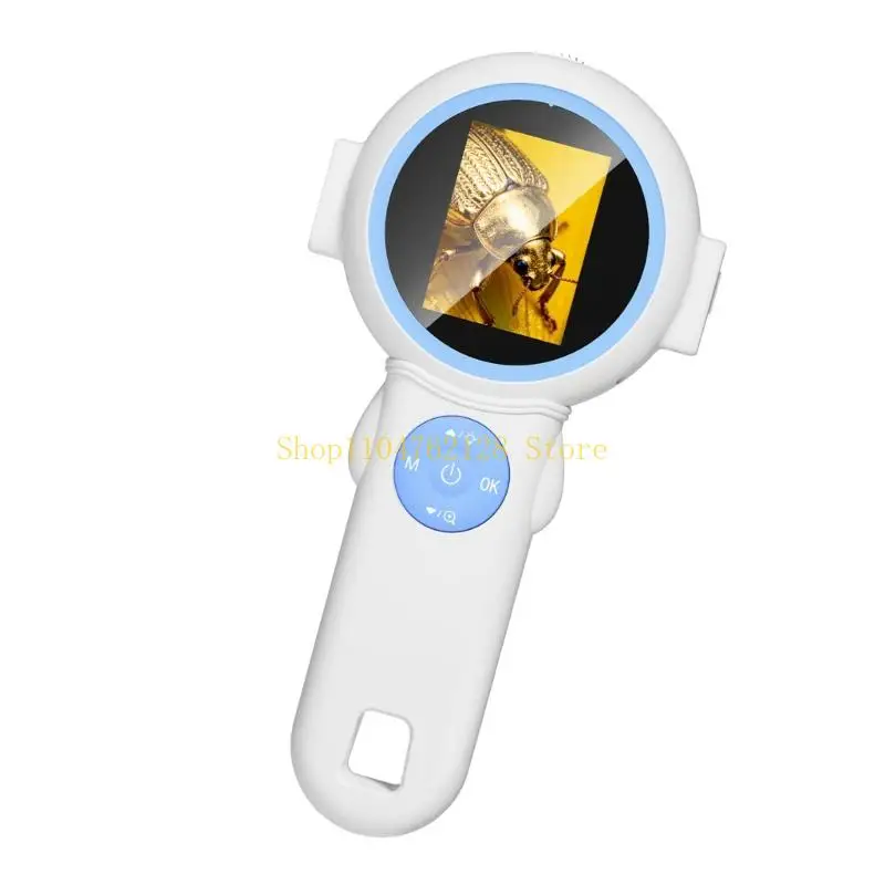어린이를위한 고화질 디지털 돋보기 휴대용 디자인 LED 조명 여러 설정 학습 탐색 도구 베스트 세일
