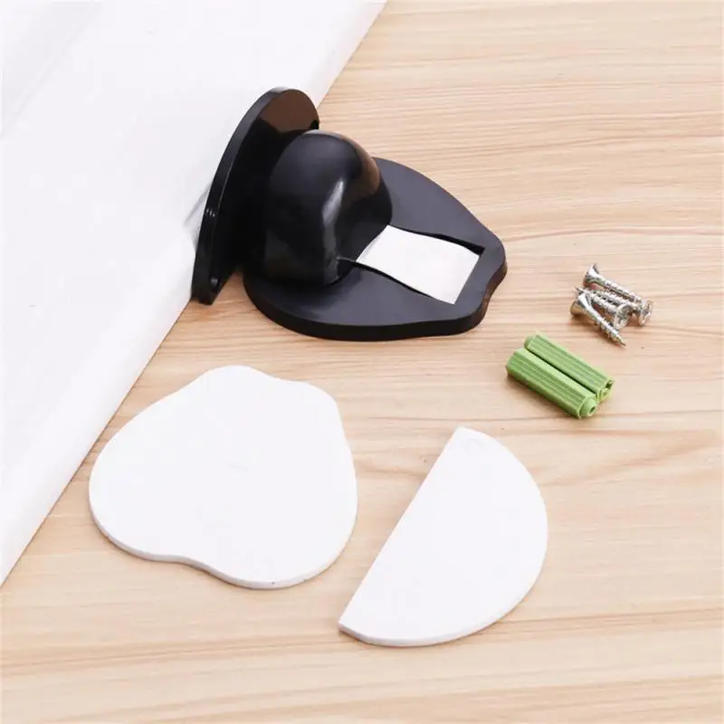 Magnetic Door Stops Hidden Door Holders Catch Floor Hidden Doorstop 304 Stainless Steel Stopper Nail-free Doorstop