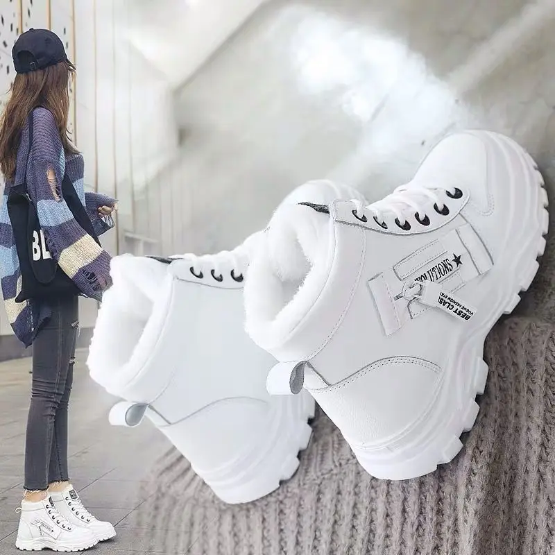 Sneakers Boots Woman | Snow Ankle Boots | Footwear Botas | Shoes | Women's  Boots - Winter - Aliexpress