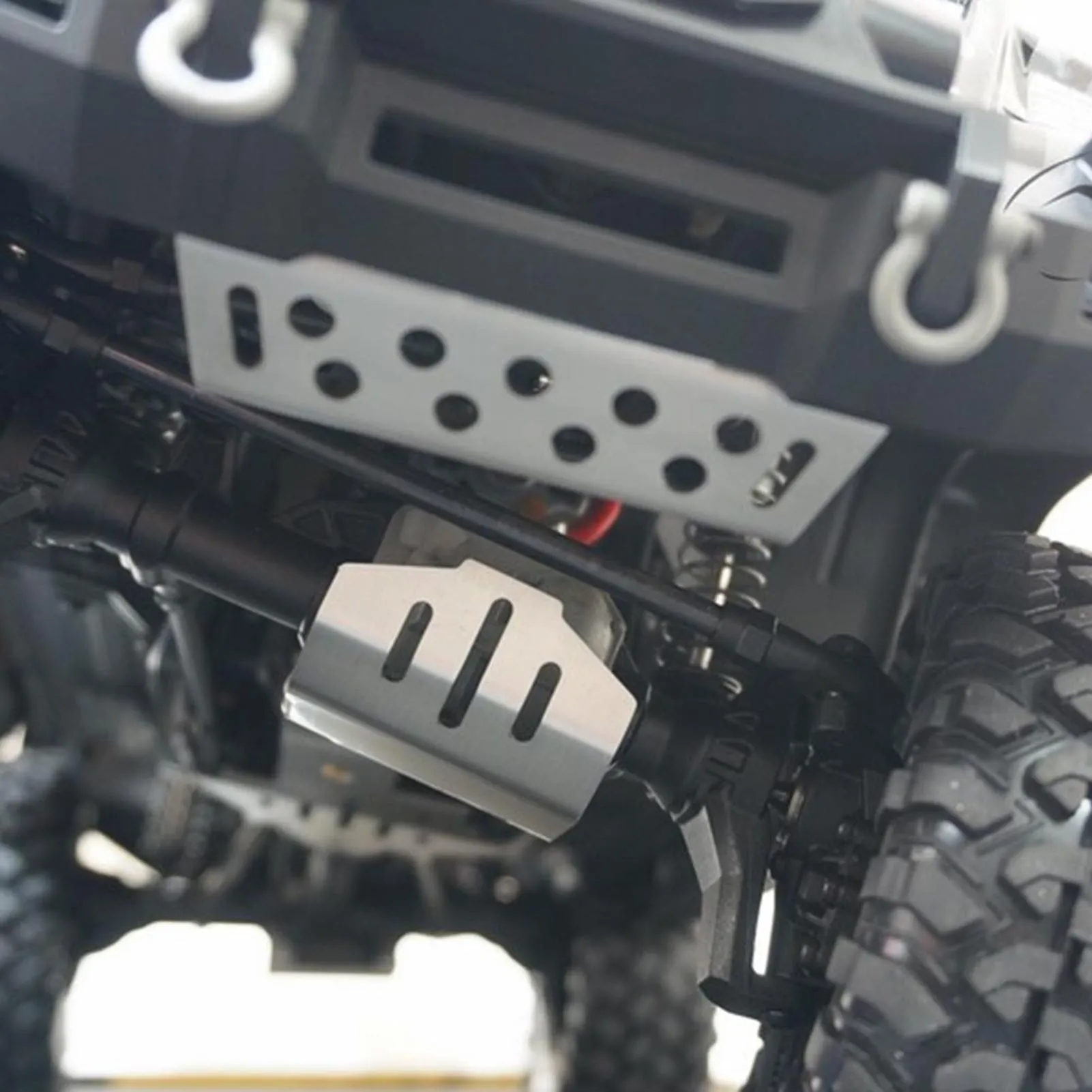 5 Pcs Stainless Steel Chassis Armor  Skid Plate for Traxxas TRX-4 82056-4 RC Car RC Chassis Armor RC Chassis Protector