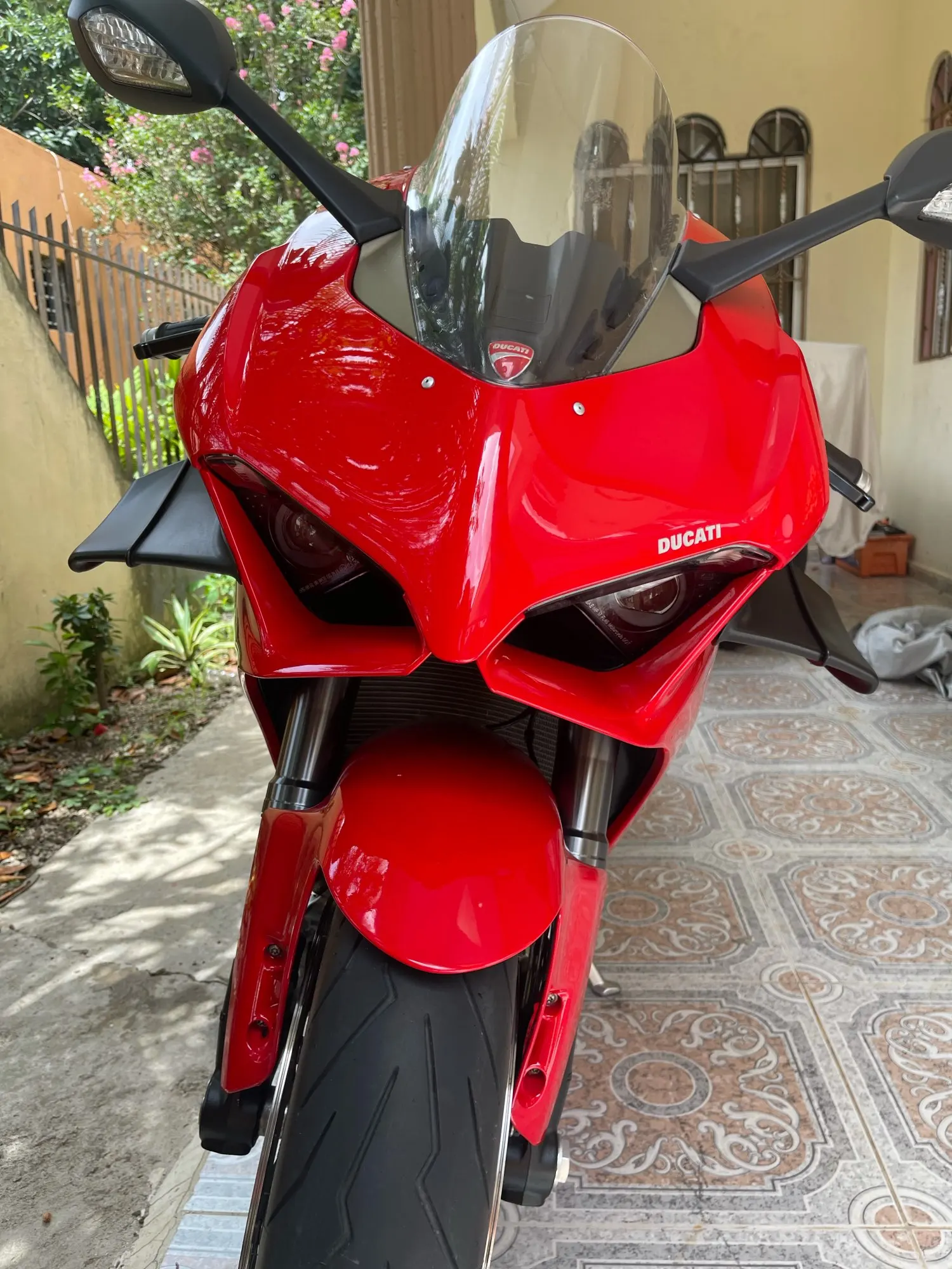 DUCATI Panigale V4S V4R Panigale V4 2020 2121 오리지널 Winglets 에어 디플렉터 매트 좋은 품질