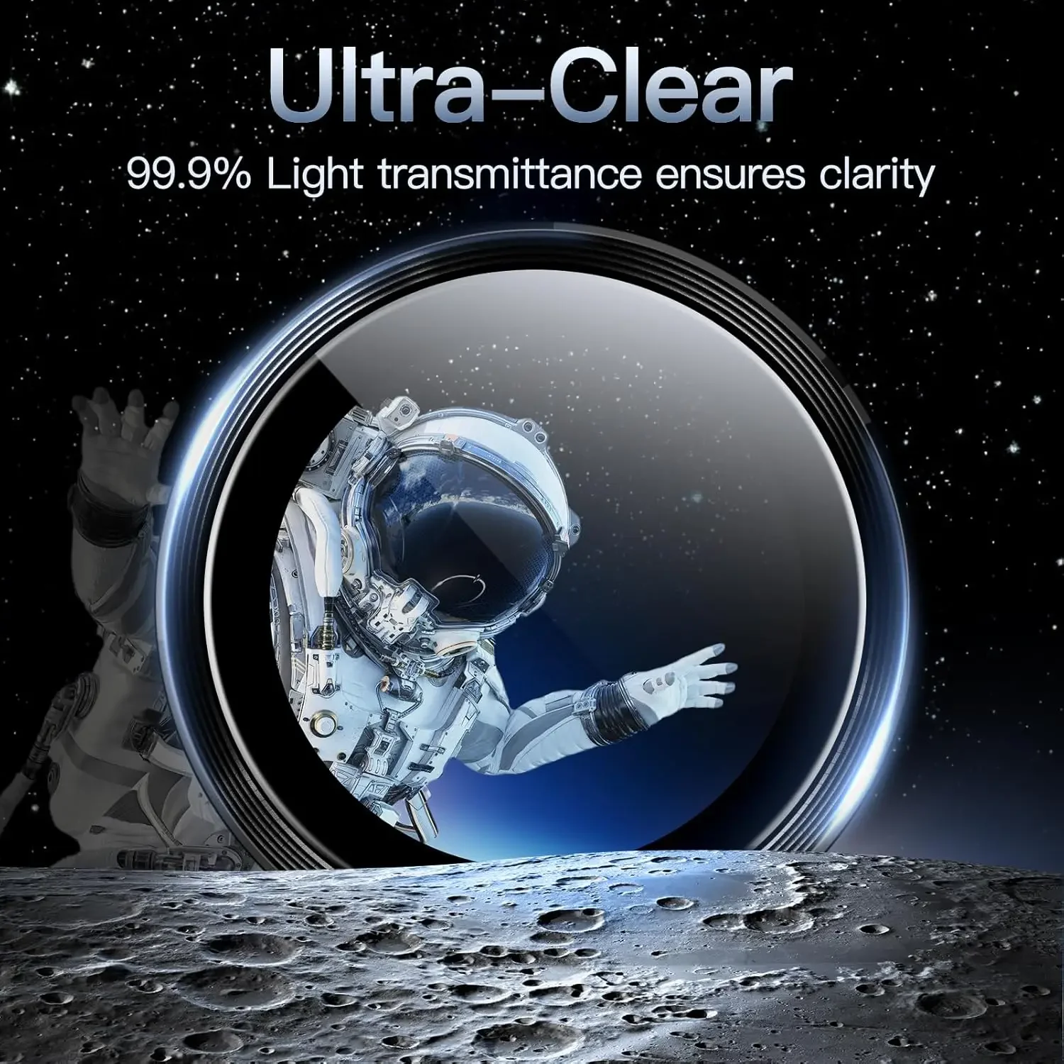 For iPhone 16 Pro/16 Pro Max Metal Ring Camera Lens Protectors Glass HD Camera Tempered Glass For iPhone 16Pro Max Len Cover