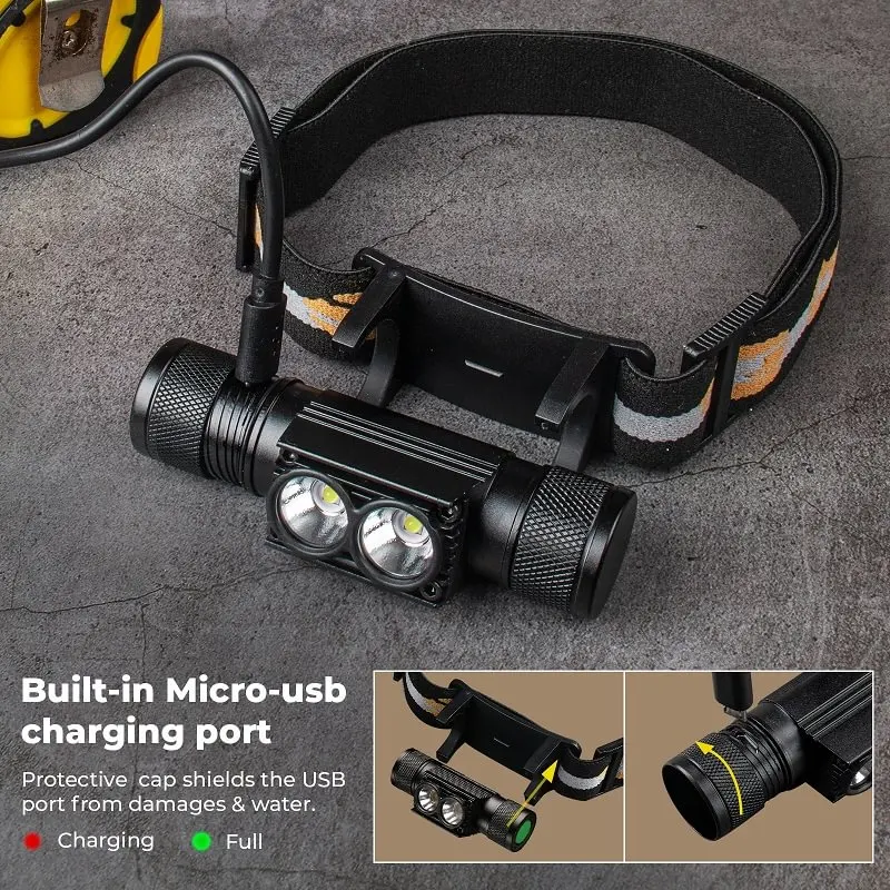 USB  LED 工, H25S, 18650 ͸,  Ʈ, 1200 , SST40