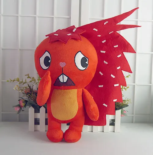 Anime Happy Tree Friends HTF Flaky 38cm Soft Stuffed Plush Toys Cushion 7564 Birthday Christmas Gift пакет а3 32 42 11 5 happy birthday нейтр бум тиснение золот фольгой тег