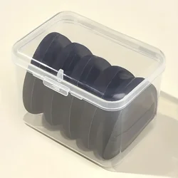 Soft Reusable Makeup Sponge Set - 5-Piece Triangle Powder Puffs for Liquid Foundation & Powder (5 Black Boxes)