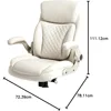 Ergonomic Desk Office Chair, Flip-up Armrests, Adjustable Height 2