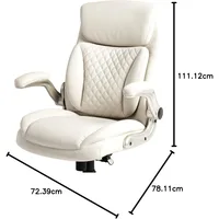 Ergonomic Desk Office Chair, Flip-up Armrests, Adjustable Height 2