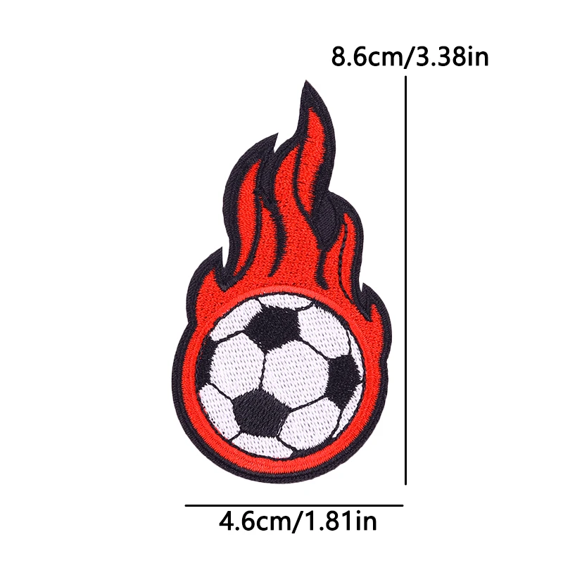 Patch Thermocollant Ballon De Football – 12 Pièces – 6,9 X 6,9 Cm – Broderie Qualité – À Repasser Ou à Coudre – Pour Vêtements, Sacs, Chapeaux